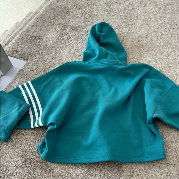 Adidas original 3-stripe teal tracksuit set size women’s small - Picture 5 of 8